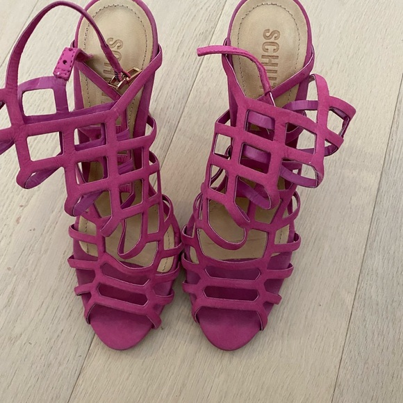 Schutz Juliana Caged Sandals Pink - Picture 2 of 7